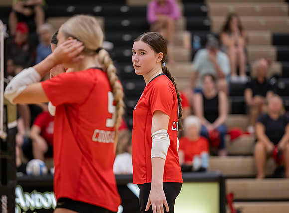 Centennial vs Andover Girls Varsity Volleyball 59