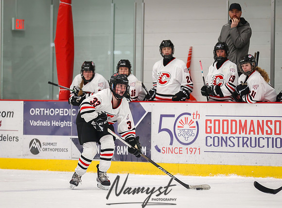 Centennial vs Rogers JV Hockey 100
