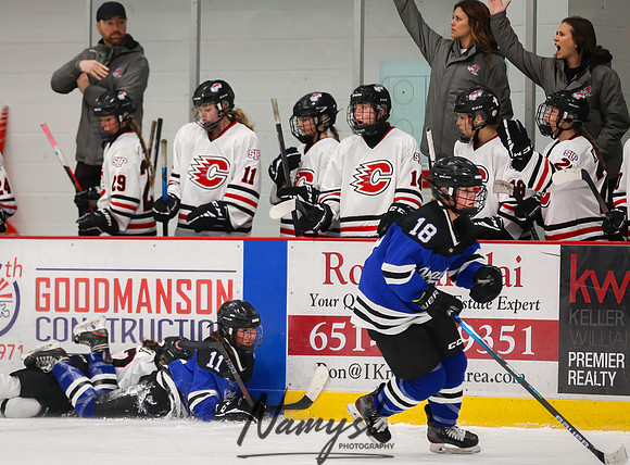 Centennial vs Rogers JV Hockey 107