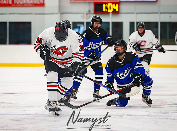 Centennial vs Rogers JV Hockey 5