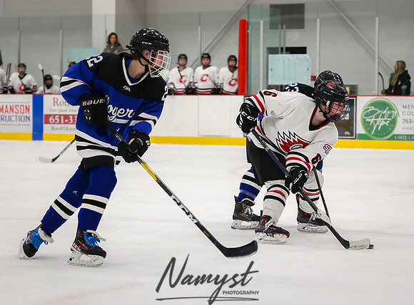 Centennial vs Rogers JV Hockey 55