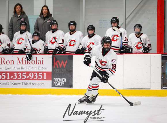 Centennial vs Rogers JV Hockey 69