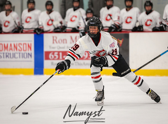 Centennial vs Rogers JV Hockey 71