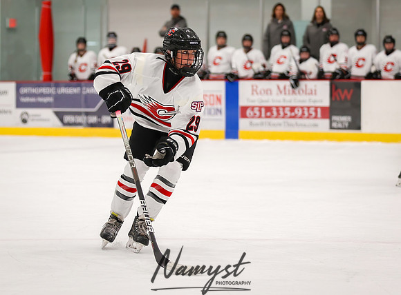 Centennial vs Rogers JV Hockey 74