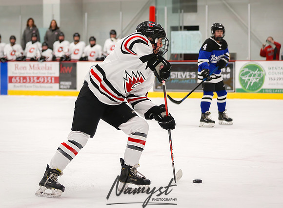 Centennial vs Rogers JV Hockey 75