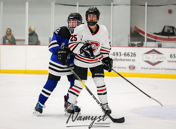 Centennial vs Rogers JV Hockey 78