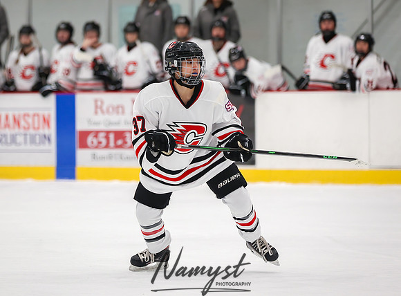 Centennial vs Rogers JV Hockey 83