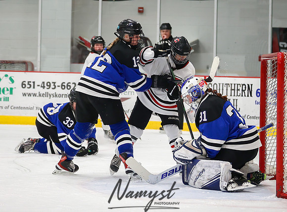 Centennial vs Rogers JV Hockey 86