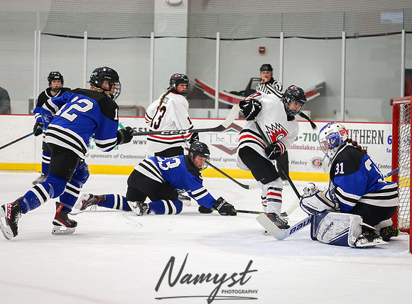 Centennial vs Rogers JV Hockey 85