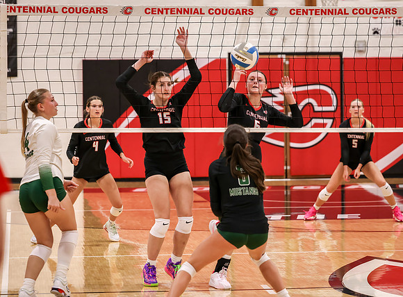 Centennial vs Mounds View Girls Varsity Volleyball 182