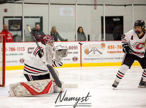 Centennial vs Rogers Varsity Hockey 125-2