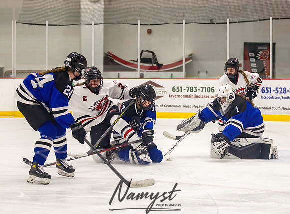 Centennial vs Rogers Varsity Hockey 137
