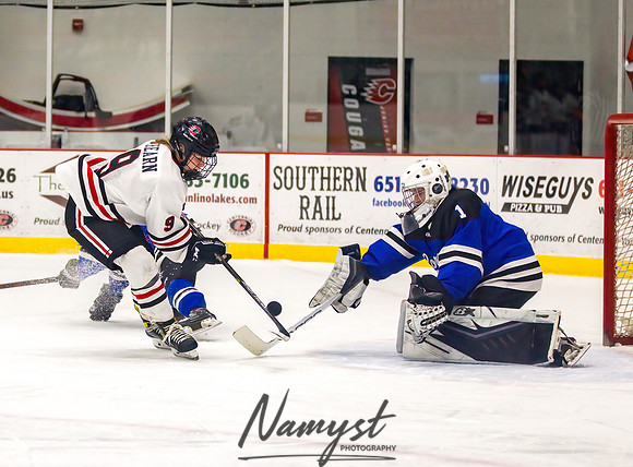 Centennial vs Rogers Varsity Hockey 150