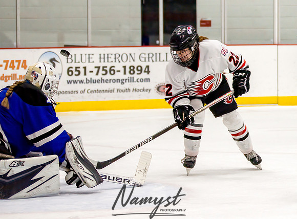 Centennial vs Rogers Varsity Hockey 200