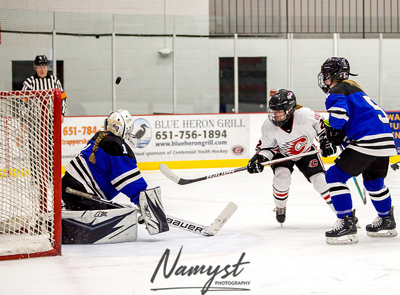 Centennial vs Rogers Varsity Hockey 201