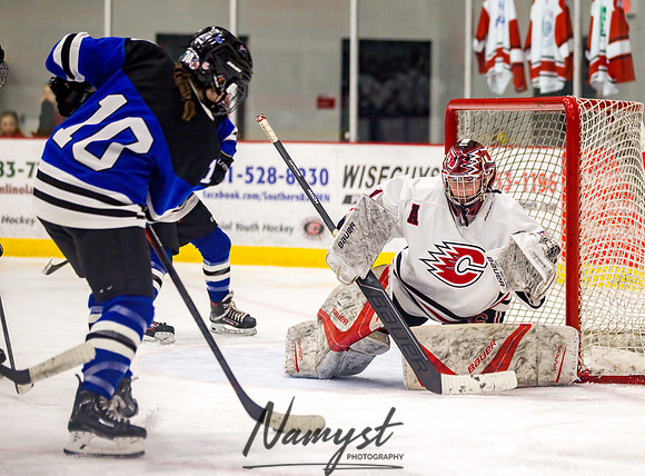 Centennial vs Rogers Varsity Hockey 218