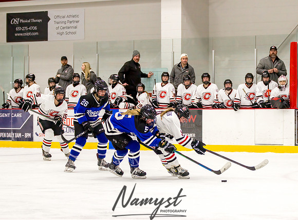 Centennial vs Rogers Varsity Hockey 234