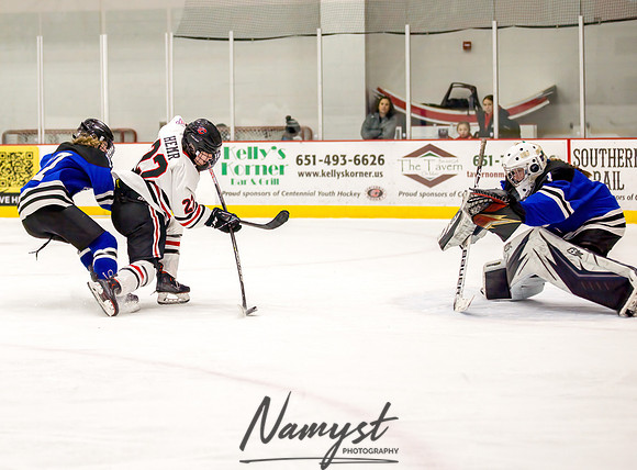 Centennial vs Rogers Varsity Hockey 255