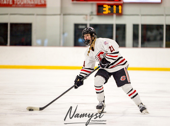 Centennial vs Rogers Varsity Hockey 70