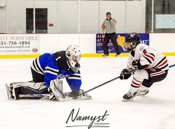 Centennial vs Rogers Varsity Hockey 84