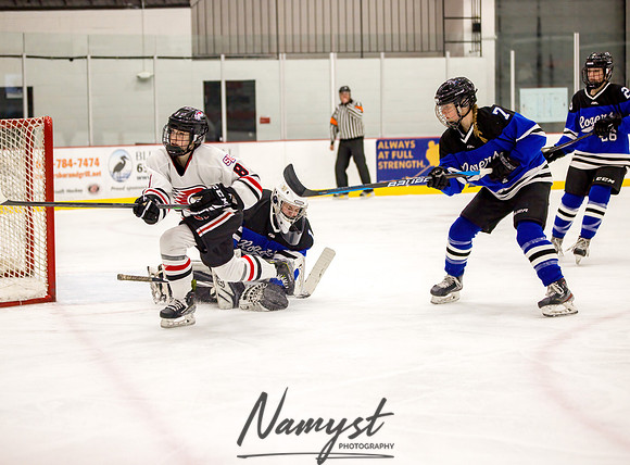 Centennial vs Rogers Varsity Hockey 85