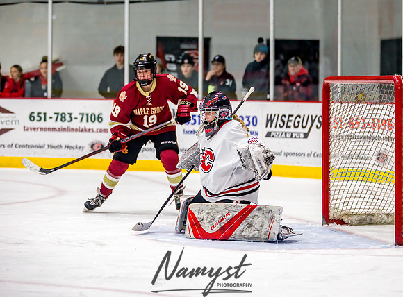 Centennial vs Maple Grove Varsity Hockey 134