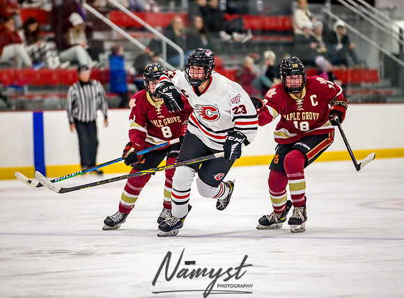 Centennial vs Maple Grove Varsity Hockey 196