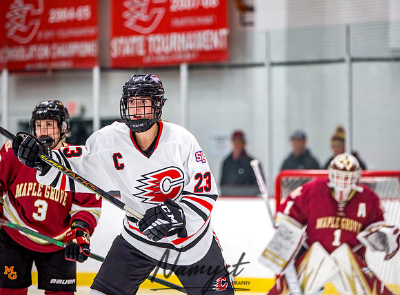 Centennial vs Maple Grove Varsity Hockey 225