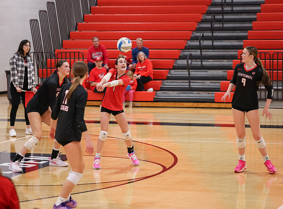 Centennial vs Hopkins Girls Varsity Volleyball 130