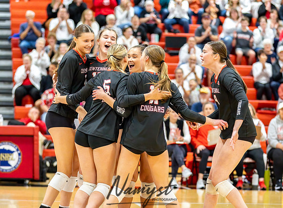 Centennial vs Roseville Volleyball 10