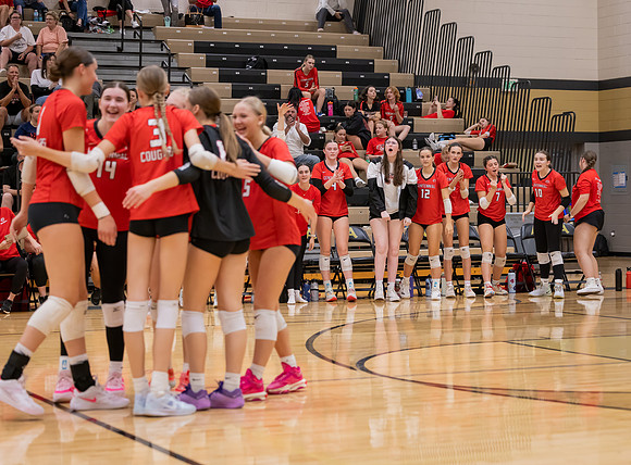 Centennial vs Andover Girls Varsity Volleyball 55