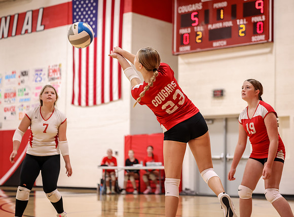 Centennial vs Mounds View Girls 9B Volleyball 56