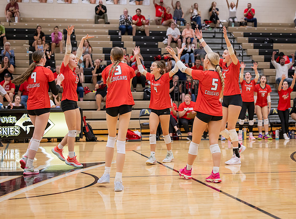 Centennial vs Andover Girls Varsity Volleyball 36