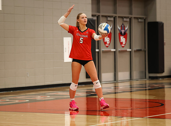 Centennial vs Anoka Girls Varsity Volleyball 292