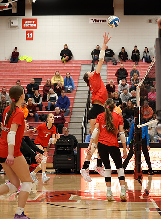 Centennial vs Anoka Girls Varsity Volleyball 336