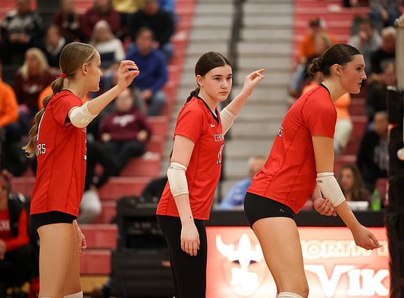 Centennial vs Anoka Girls Varsity Volleyball 159