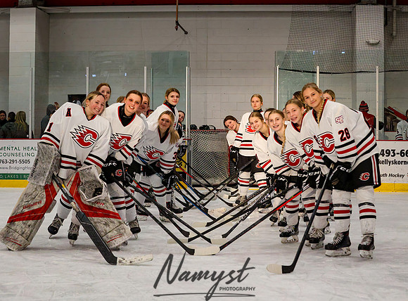 Centennial Girls Varsity Senior Night (1)