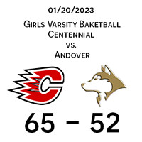 2023 01 20 Centennial vs Andover Varsity