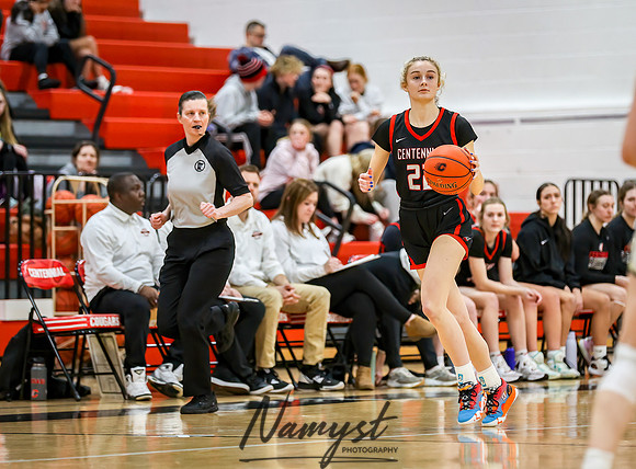 Centennial vs Andover Girls Varsity Basketball_433
