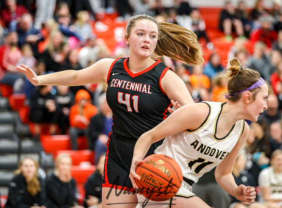 Centennial vs Andover Girls Varsity Basketball_444