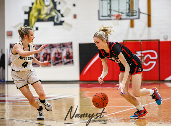 Centennial vs Andover Girls Varsity Basketball_447