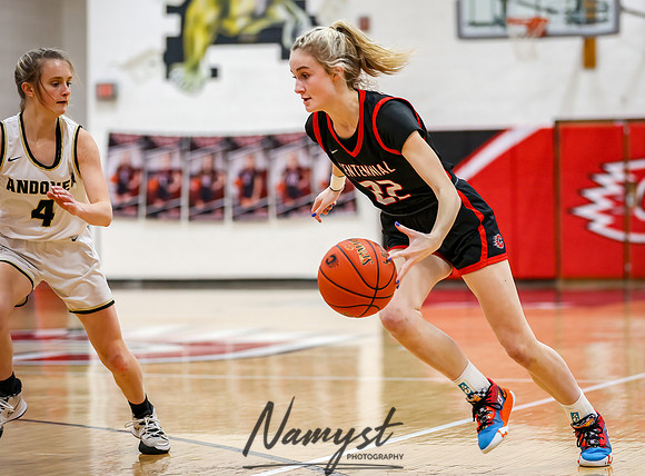Centennial vs Andover Girls Varsity Basketball_449