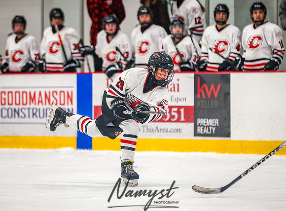 Centennial vs Blaine Varsity Hockey_417