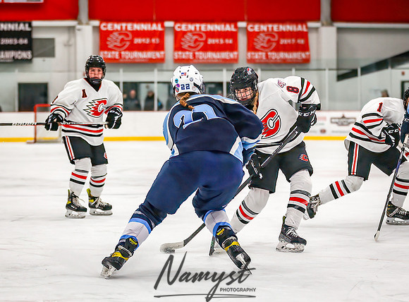 Centennial vs Blaine Varsity Hockey_1390
