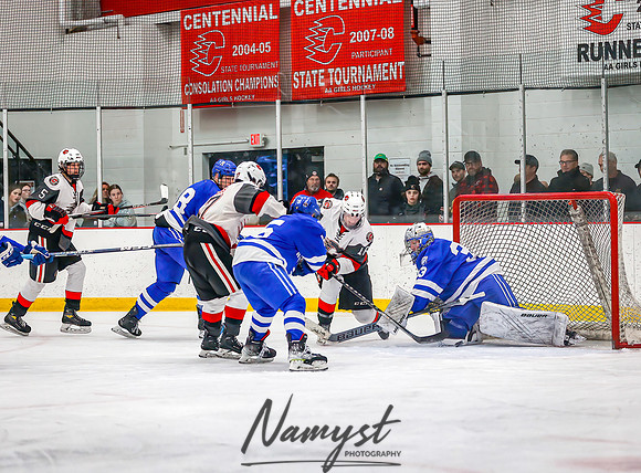 Centennial vs Rogers Varsity Hockey_1175