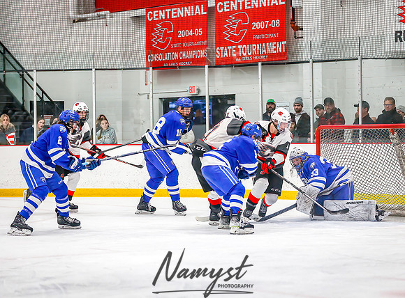 Centennial vs Rogers Varsity Hockey_1176
