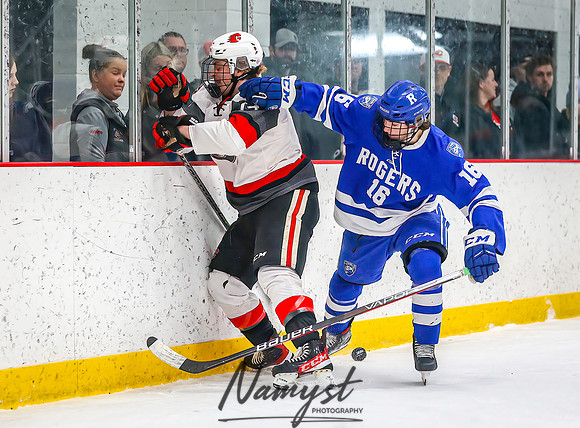 Centennial vs Rogers Varsity Hockey_813
