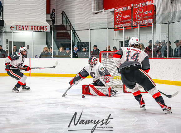 Centennial vs Rogers Varsity Hockey_873