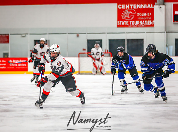 Centennial vs Rogers Varsity Hockey_486