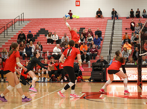 Centennial vs Anoka Girls Varsity Volleyball 171